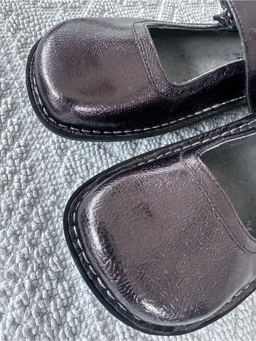 Alegria Metallic Bronze Taupe Mary Jane Shoes